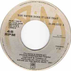 Captain And Tennille - You Never Done It Like That (Tu Nuca Lo Hicistes Asi) download flac