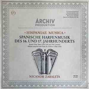 Nicanor Zabaleta - Spanische Harfenmusik Des 16. Und 17. Jahrhunderts download flac