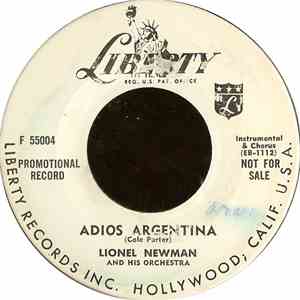 Lionel Newman And His Orchestra - Adios Argentina / More Than Wonderful download flac
