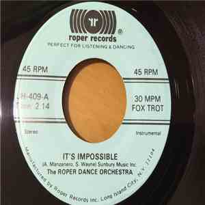 The Roper Dance Orchestra - It's Impossible download flac