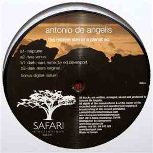 Antonio De Angelis - The Relative Size Of A Planet EP download flac
