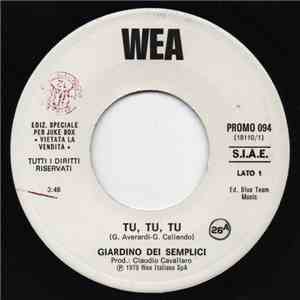 Giardino Dei Semplici / Tubeway Army - Tu, Tu, Tu / Are' Friends' Electric download flac