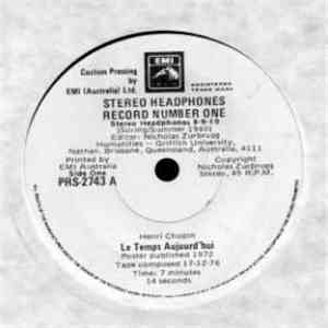 Henri Chopin / Bernard Heidsieck - Record Number One download flac
