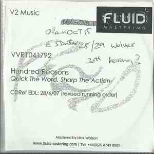 Hundred Reasons - Quick The Word Sharp The Action download flac