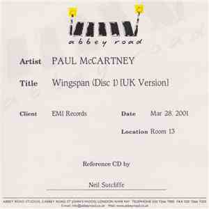 Paul McCartney - Wingspan (Disc 1) [UK Version] download flac