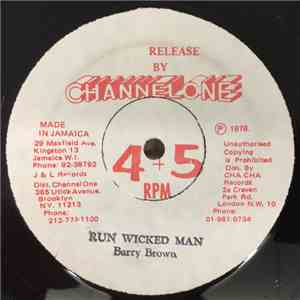 Barry Brown - Run Wicked Man/Far East download flac