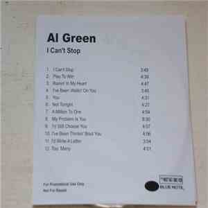 Al Green - I Can't Stop download flac