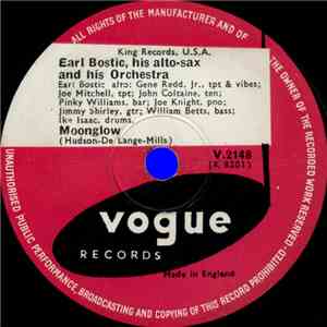 Earl Bostic, His Alto-Sax And His Orchestra - Moonglow / Ain't Misbehavin' download flac