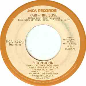 Elton John - Part-Time Love / I Cry At Night download flac