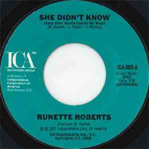 Runette Roberts - She Didn't Know download flac