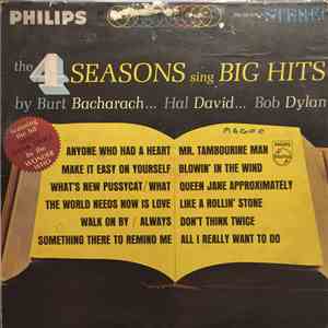 The 4 Seasons - The 4 Seasons Sing Big Hits By Burt Bacharach... Hal David... Bob Dylan download flac