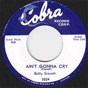 Betty Everett - Ain't Gonna Cry / Killer Diller download flac