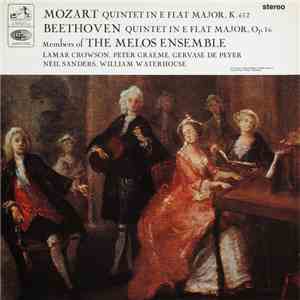 Mozart, Beethoven, Melos Ensemble Of London - Quintet In E Flat Major, K.452 / Quintet In E Flat Major, Op.16 download flac