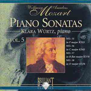 Wolfgang Amadeus Mozart / Klára Würtz - Piano Sonatas Vol. 5 download flac