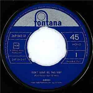Børre med Kjell Karlsens Kor Og Orkester - Don't Leave Me This Way download flac