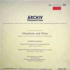 Joseph Haydn, Adolf Scherbaum , Trompete ‧ Rolf Lind , Horn ‧ Sinfonie-Orchester Des NDR Hamburg ‧ Dirigent: Christoph Stepp - Konzert Für Trompete Und Orchester Es-dur / Konzert Für Horn Und Streichorchester Nr. 2 D-dur download flac