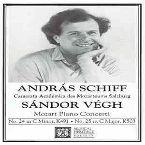 András Schiff, Camerata Academica Des Mozarteums Salzburg, Sándor Végh, Mozart - Piano Concerti (No. 24 In C Minor, K491 • No. 25 In C Major, K503) download flac