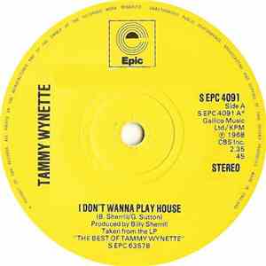 Tammy Wynette - I Don't Wanna Play House / No Charge download flac