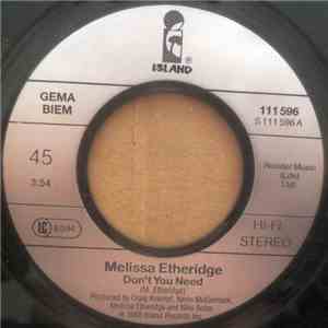 Melissa Etheridge - Don't You Need download flac