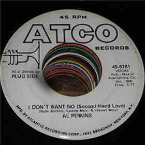 Al Perkins  - I Don't Want No (Second-Hand Love) download flac