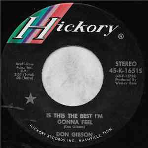 Don Gibson - Is This The Best I'm Gonna Feel FLAC album