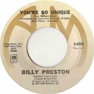 Billy Preston - You're So Unique / How Long Has The Train Been Gone download flac