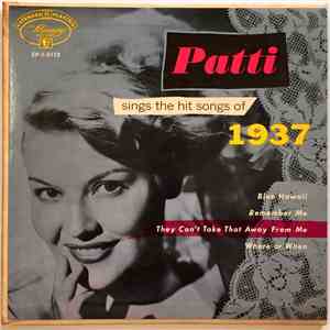 Patti Page - Patti Sings The Hit Songs Of 1937 download flac