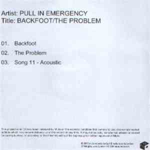 Pull In Emergency - Backfoot / The Problem download flac
