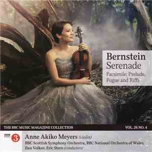 Bernstein, Anne Akiko Meyers, BBC Scottish Symphony Orchestra, The BBC National Orchestra Of Wales, Ilan Volkov, Eric Stern  - Serenade, Facsimile; Prelude, Fugue And Riffs download flac