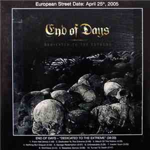 End Of Days - Dedicated To The Extreme download flac