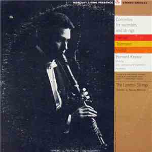Handel, Telemann, Vivaldi, Bernard Krainis, The London Strings, Neville Marriner - Concertos For Recorders And Strings download flac