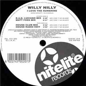 Willy Nilly  - I Love The Sunshine download flac