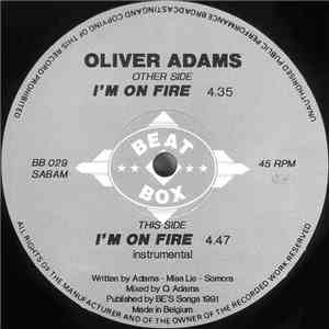 Oliver Adams - I'm On Fire download flac