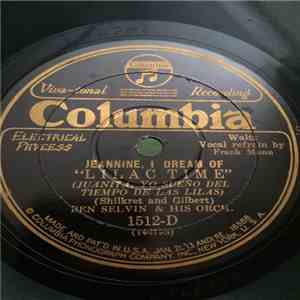 Ben Selvin & His Orchestra - Jeannine, I Dream Of "Lilac Time" / Grieving download flac