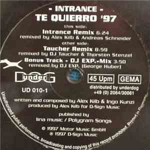 Intrance - Te Quierro '97 download flac