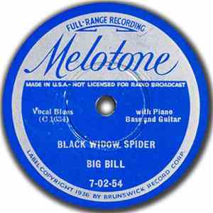 Big Bill - Black Widow Spider / Oh, Babe (Don't Do Me That Way) download flac