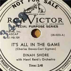 Dinah Shore - It's All In The Game / Stay Awhile download flac
