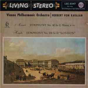 Mozart / Haydn - Vienna Philharmonic, Herbert Von Karajan - Mozart Symphonie Nr. 40 G Moll / Haydn Symphonie Nr. 104 D Dur "Londoner" download flac
