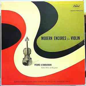 Pedro D'Andurian, Carlos Oxley - Modern Encores For Violin download flac