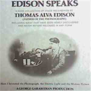 Thomas Alva Edison - Edison Speaks download flac