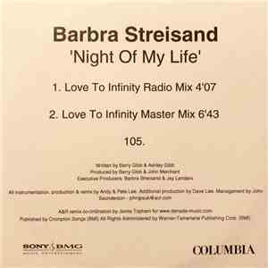 Barbra Streisand - Night Of My Life (Love To Infinity Mixes) download flac