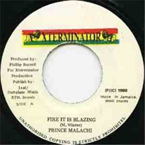 Prince Malachi - Fire It Is Blazing download flac