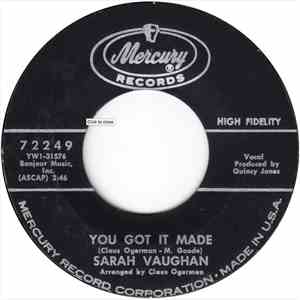 Sarah Vaughan - Bluesette / You Got It Made download flac