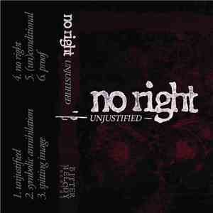 No Right - Unjustified download flac