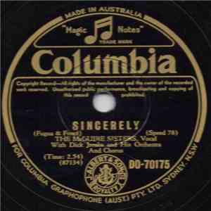 McGuire Sisters - Sincerely / No More download flac