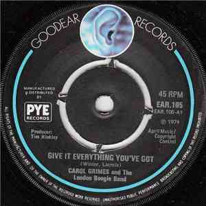 Carol Grimes And The London Boogie Band - Give It Everything You've Got download flac
