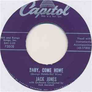 Jack Jones - Baby, Come Home / Good Luck, Good Buddy download flac