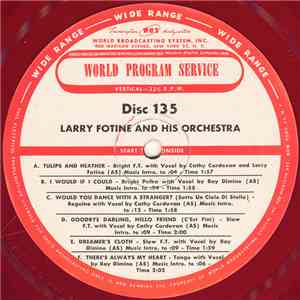 Larry Fotine And His Orchestra, Geri Galian And His Caribbean Boys, Page Cavanaugh Trio - World Program Service Disc 135 download flac