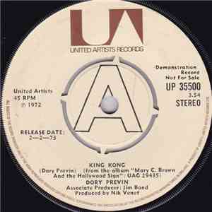 Dory Previn - King Kong / When A Man Wants A Woman FLAC album
