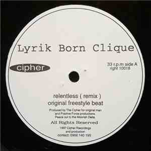Lyrik Born Clique - Relentless download flac